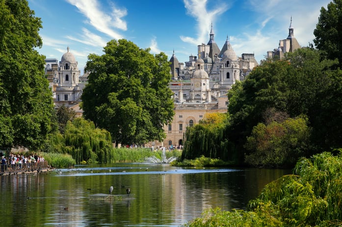 Landscape Architecture at St. James's Park, London, UK