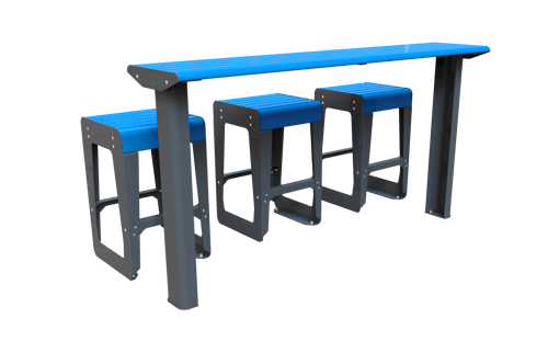 Hyve Bar Height Table Setting 1