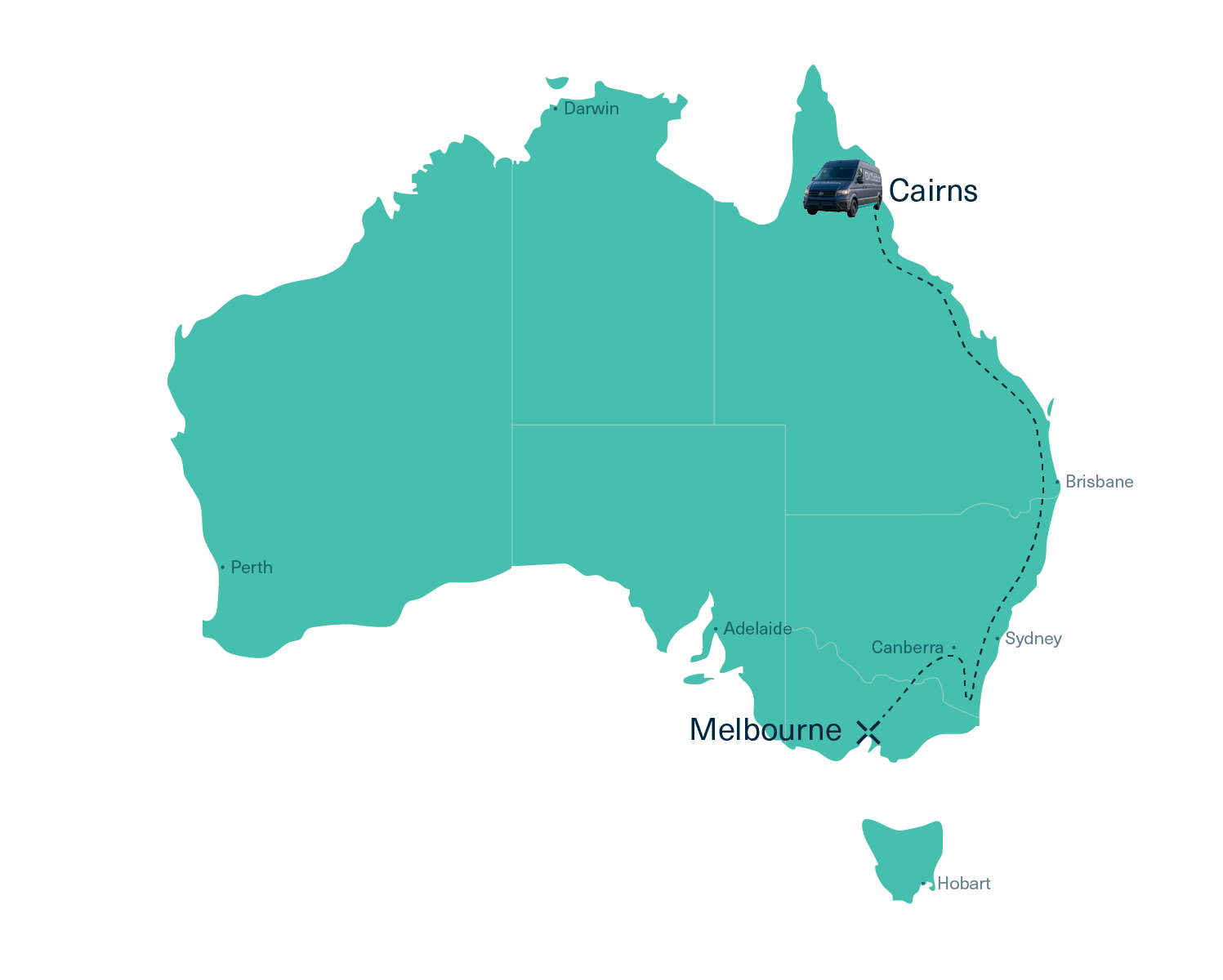 GX Outdoors East Coast of Australia Expect More Roadshow map visiting Councils and Landscape Architects with Park Furniture and Innovations