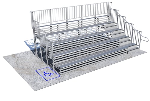 DDA Certified 5 Tier Grandstand