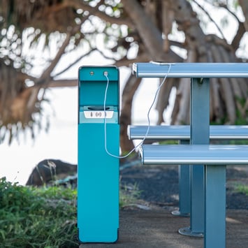 Charge N Chill device charging station