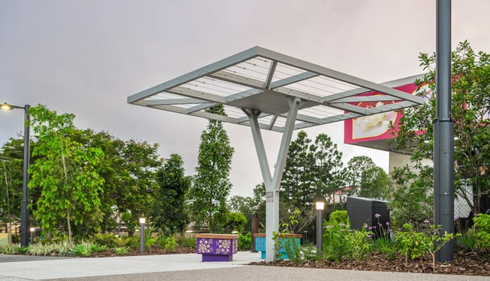 GX Outdoors Acacia Shelter in Global Food Markets District Qld