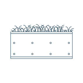 Sustainable Planter Box for Park and Street Spaces by GX Outdoors