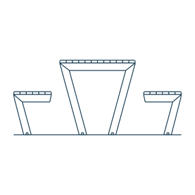 GX Outdoors Range of Park Table Settings