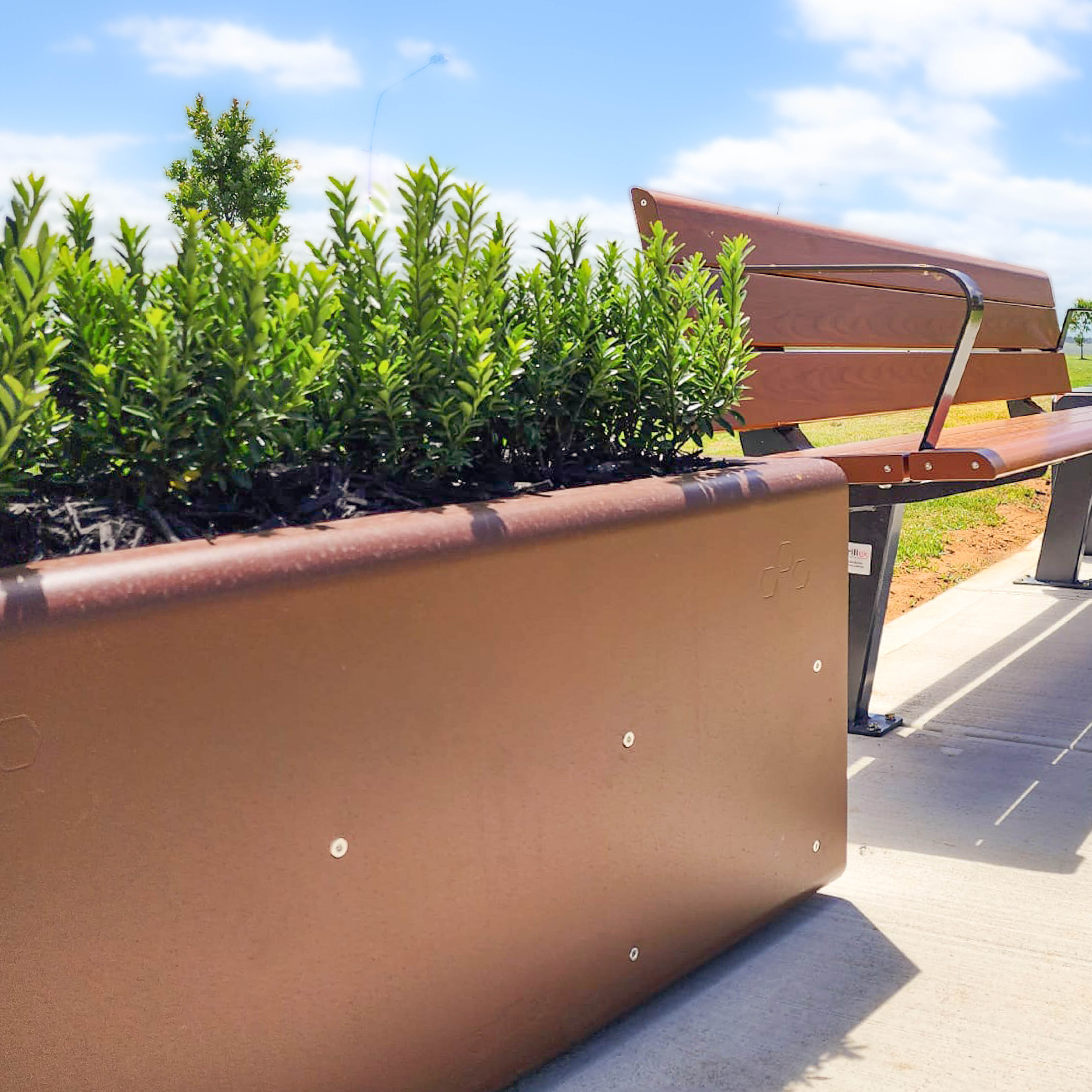 Greencell Park Modular Furniture Range Hyve Planter Box by GX Outdoors