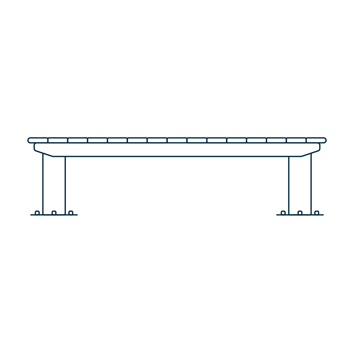 Park Seat Platforms for Street Spaces in Australia by GX Outdoors